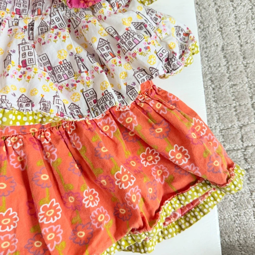 Jelly The Pug Tiered Girls Dress Size 4T‎